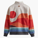 Kith Columbia Quarter ZIP Red Hibiscus