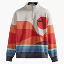 Kith Columbia Quarter ZIP Red Hibiscus