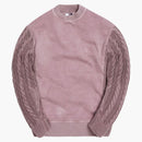 Kith Combo Knit Mockneck Dusty Mauve