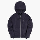 Kith Compact Knit Williams Iii Zip Up Hoodie Battleship