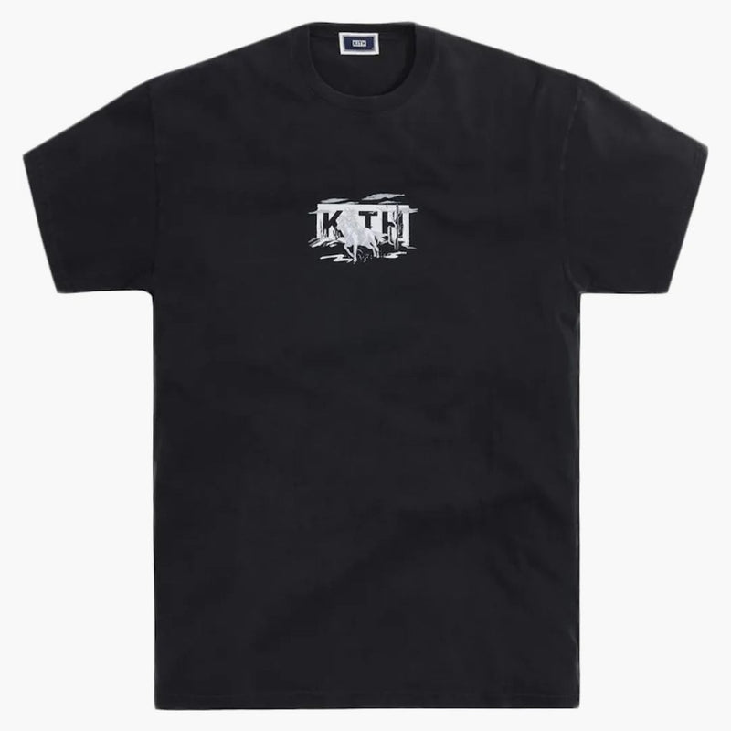 Kith Cowgirl Classic Logo Vintage Tee Black