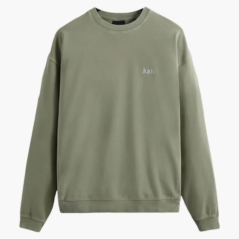Kith Crystal Wash Interlock Vintage Crewneck Cavan