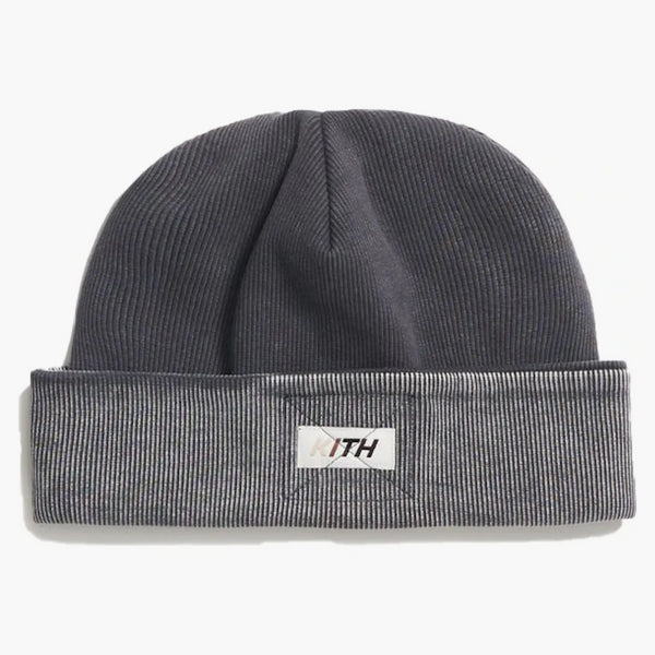 Kith Puff Beanie Asphalt