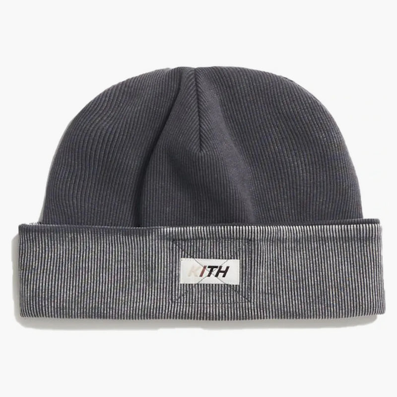 Kith Cuff Beanie asphalt