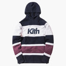 Kith Delk Paneled Hoodie Navy