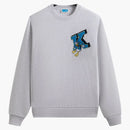 Kith Disney Donald Duck Varsity Vintage Nelson Crewneck Light Heather Grey