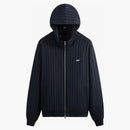 Kith Double Weave Selfridge Zip Up Hoodie Nocturnal
