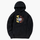 Kith Eea Globe Logo Hoodie Black
