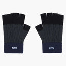 Kith Ellwood Colorblocked Fingerless Gloves Dark Green