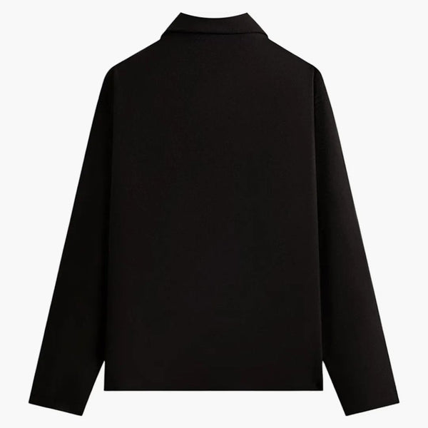 Kith Felted Jersey Lane Coaches Jacket Black