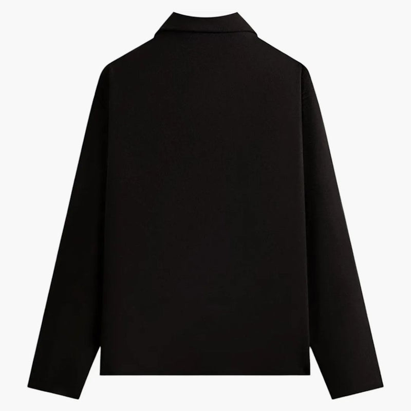 Kith Felted Jersey Lane Coaches Jacket Black