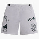 Kith Fleece Curtis Short Light Heather Grey