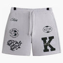 Kith Fleece Curtis Short Light Heather Grey