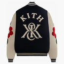 Kith Floral Crest Wyona Full Zip Sweater Nocturnal