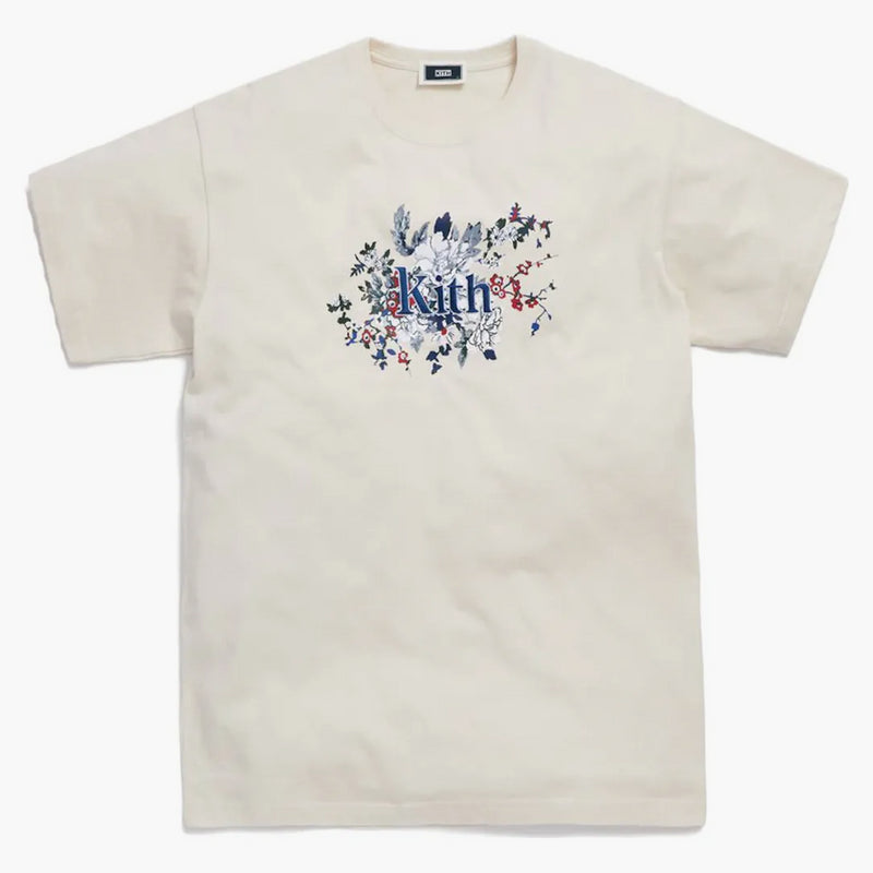 Kith Floral Serif Tee Turtledove