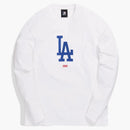 Kith For Major League Baseball Los Angeles Dodgers L/s Tee White