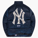 Kith For Major League Baseball New York Yankees Midi Puffer Jacket Navy