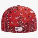 Kith New era Yankees Deconstructed Bandana Low Profile Cap Pyre