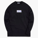 Kith For Superwaxx Classic Logo L/s Tee Black