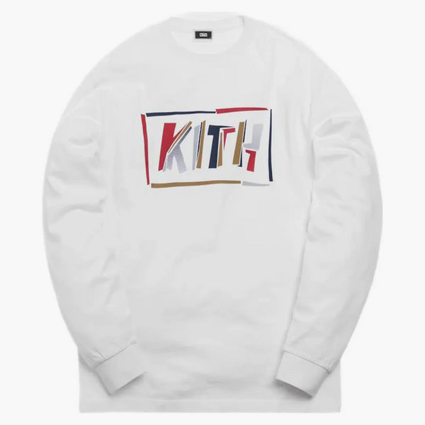 Kith Fractured L/s Tee White