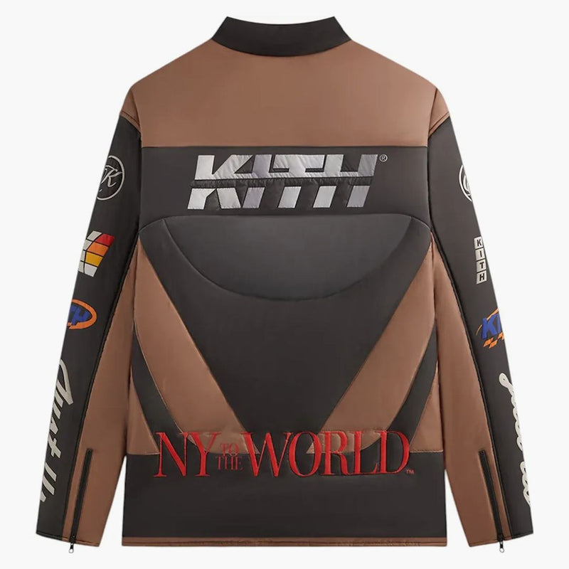 Kith Full Zip Brixton Puffed Shirt Jacket Yuma