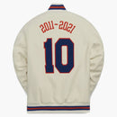 Kith Golden Bear For New York Knicks Varsity Jacket Sandrift