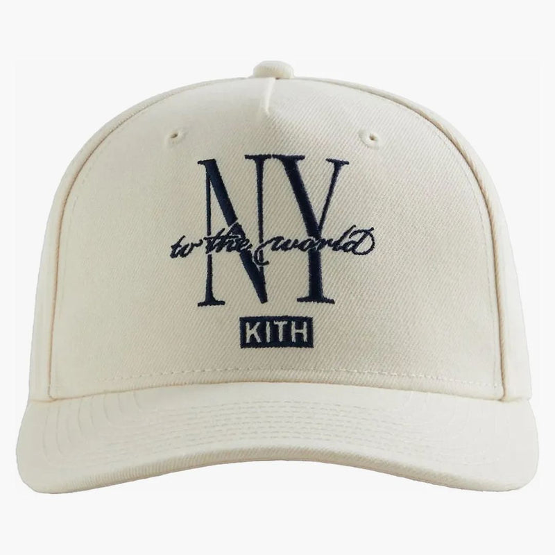 Kith Gwynn Pinch Crown Snapback Hat Sandrift