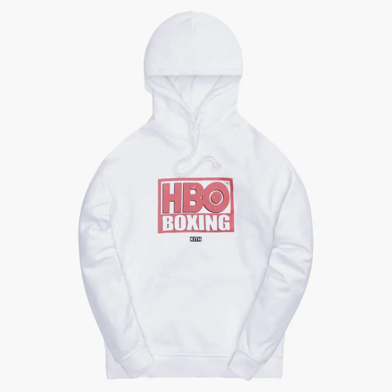 Kith Hbo Boxing Vintage Hoodie White