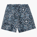 Kith Hardaway Satin Moroccan Geometric Print Shorts Slate