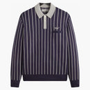 Kith Harmon Rugby Pullover Sweater Nocturnal Heather