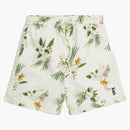Kith Hawaiian Print Active Silk Shorts White