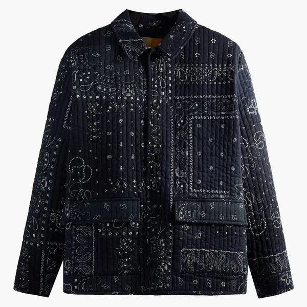 Kith Hayward Quilted Coaches Jacket Nocturnal