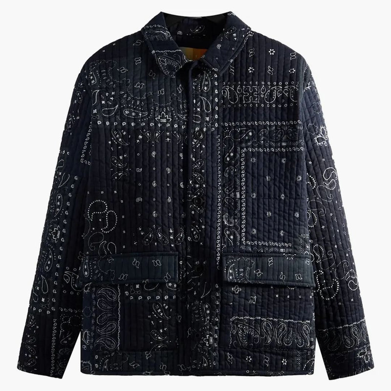 Kith Hayward Quilted Coaches Jacket Nocturnal