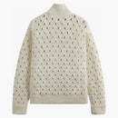 Kith Highland Crochet Knit Wyona Full Zip Sandrift