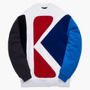 Kith Initial K Mock Neck Crewneck Blue/multi