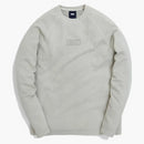 Kith Johnson Crystal Wash Baby Terry L/s Tee Oyster Mushroom