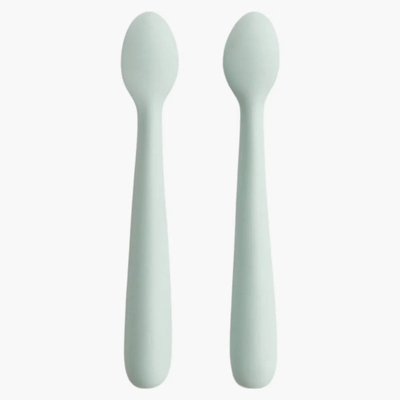 Kith Kids Mushie Silicone Feeding Spoon (2 pack) Helium