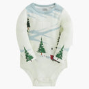 Kith Kithmas Baby Day Onesie Chalk