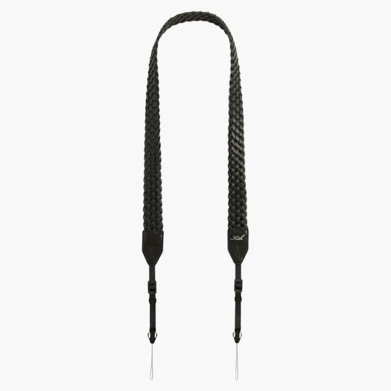 Kith Kithmas Braed Leather Camera Strap Black