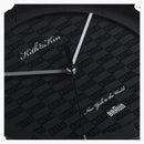 Kith Kithmas Braun Wall Clock Black