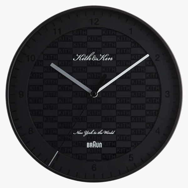 Kith Kithmas Braun Wall Clock svart