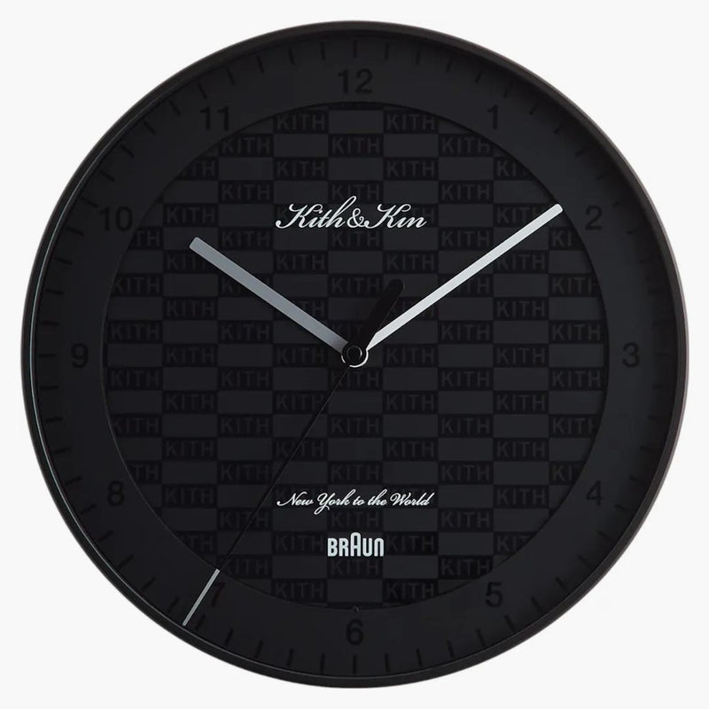 Kith Kithmas Braun Wall Clock svart