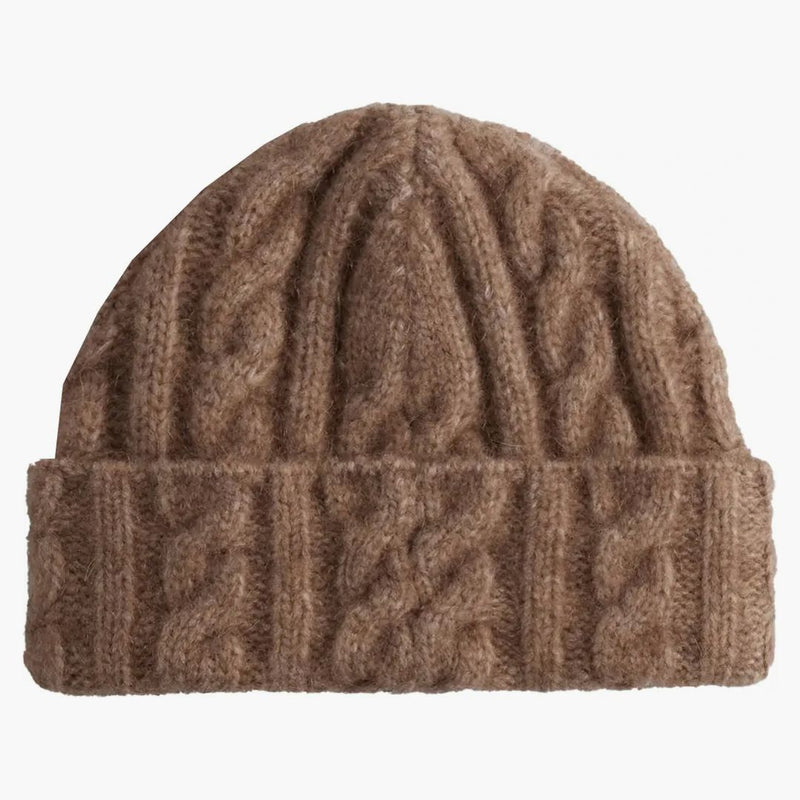 KITH KITHMAS CABLE KNIT Beanie Quicksand