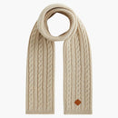 Kith Kithmas Cable Scarf Sandy Heather