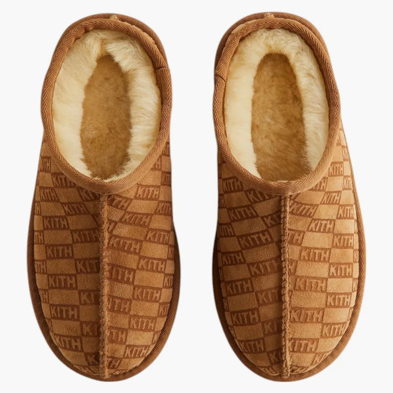 Kith Kithmas Kids Monogram Shearling Slipper Loft