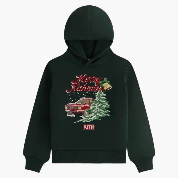 Kith Kithmas Kids Needlepoint Williams Hoodie Stadium