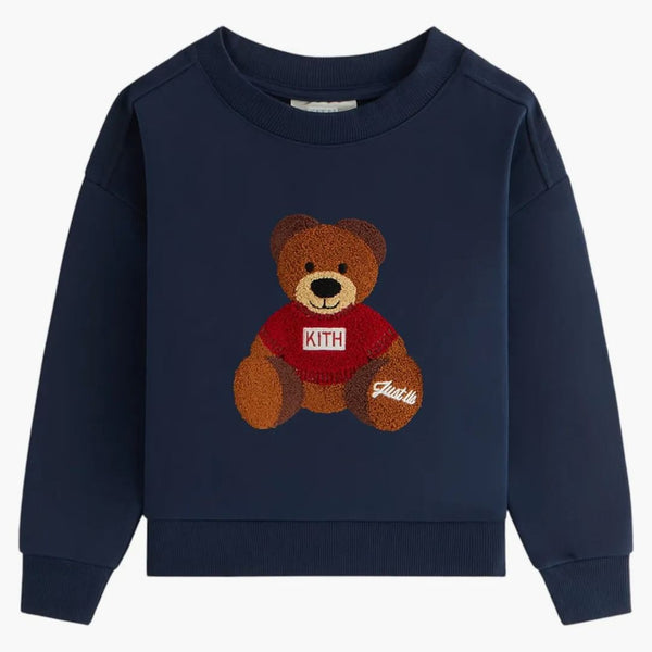 Kith Kithmas Kids Teddy Nelson Crewneck Nocturnal