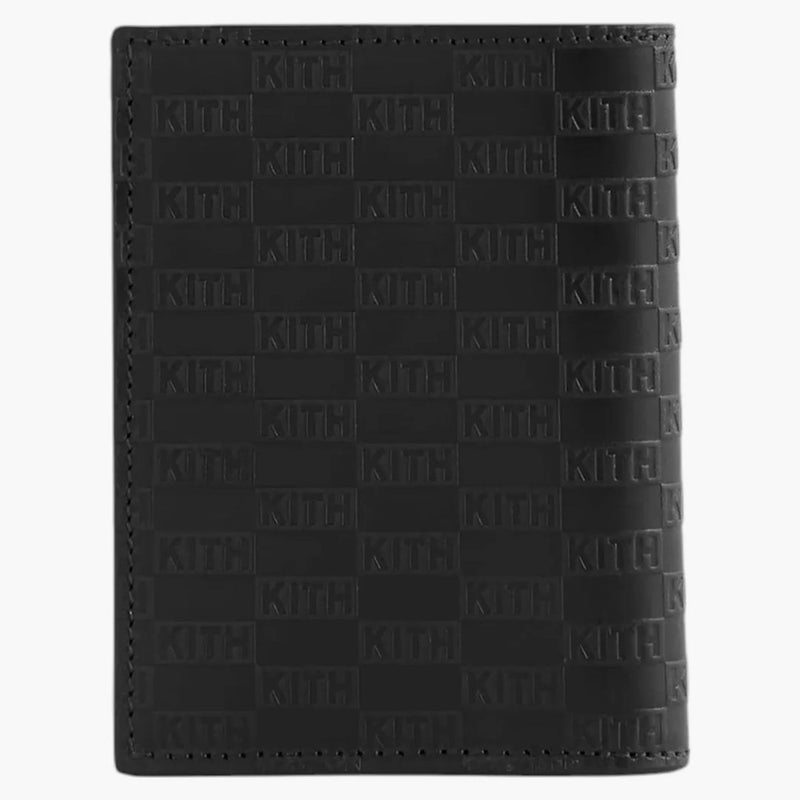 Kith Kithmas Monogram Bi-fold Wallet Black