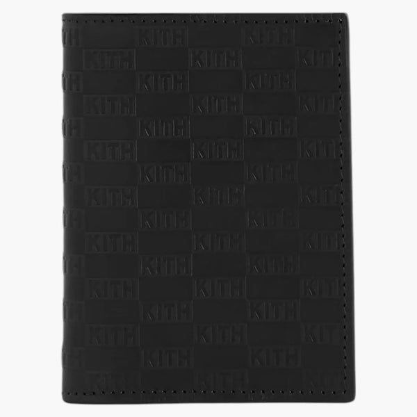 Kith Kithmas Monogram Bi-fold Wallet Black