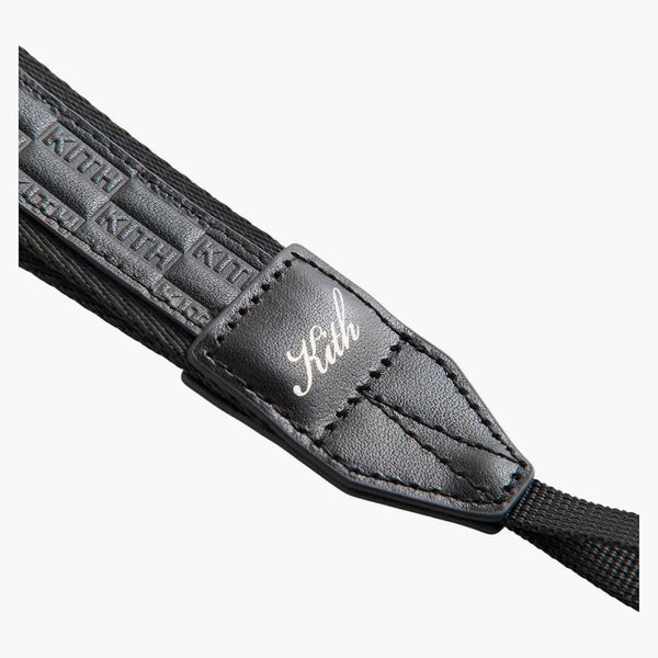 Kith Kithmas Monogram Camera Wristlet Black